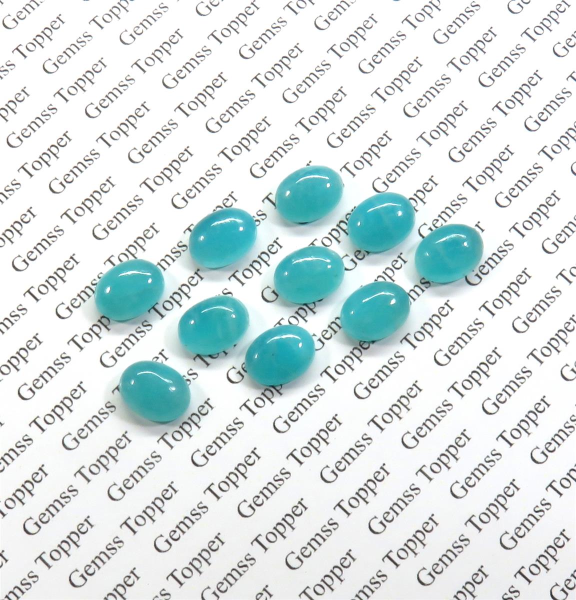 Amazonite 8x10 mm Oval Cabochon